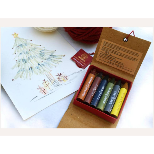 Natural Crayons (set of 6 colors)